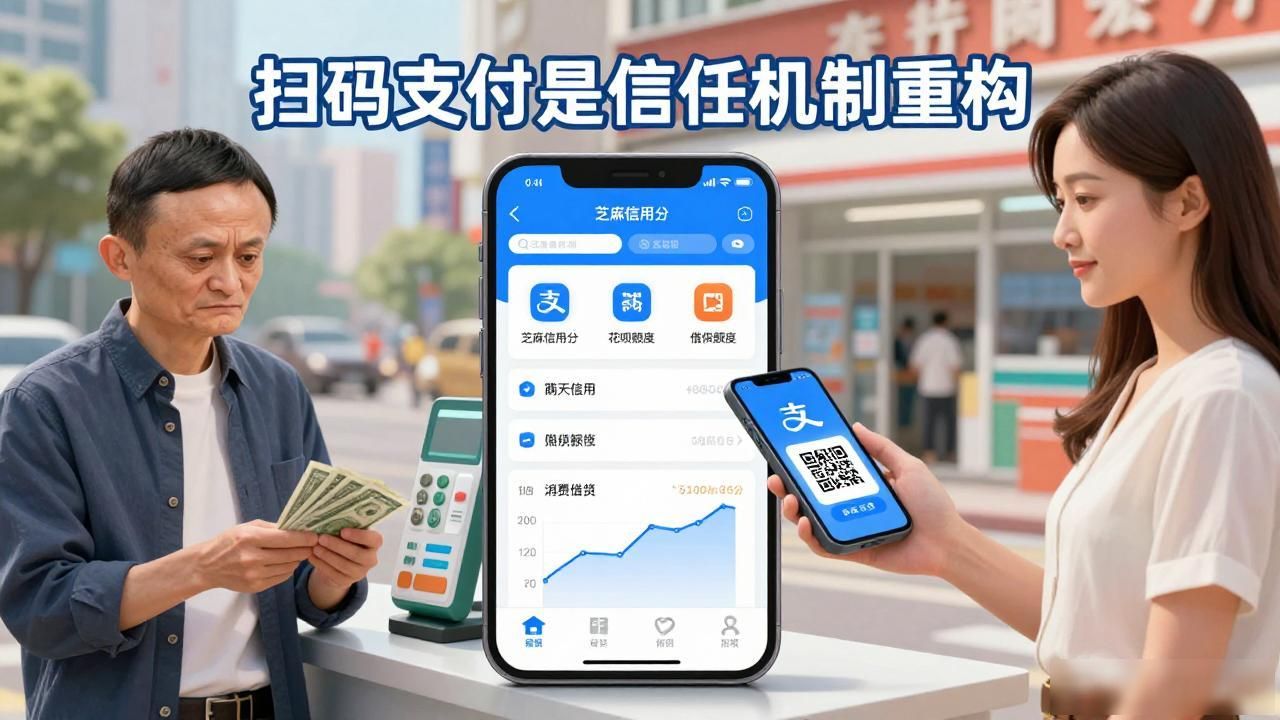 马云背后的数字支付革命：扫码如何改变钱袋子