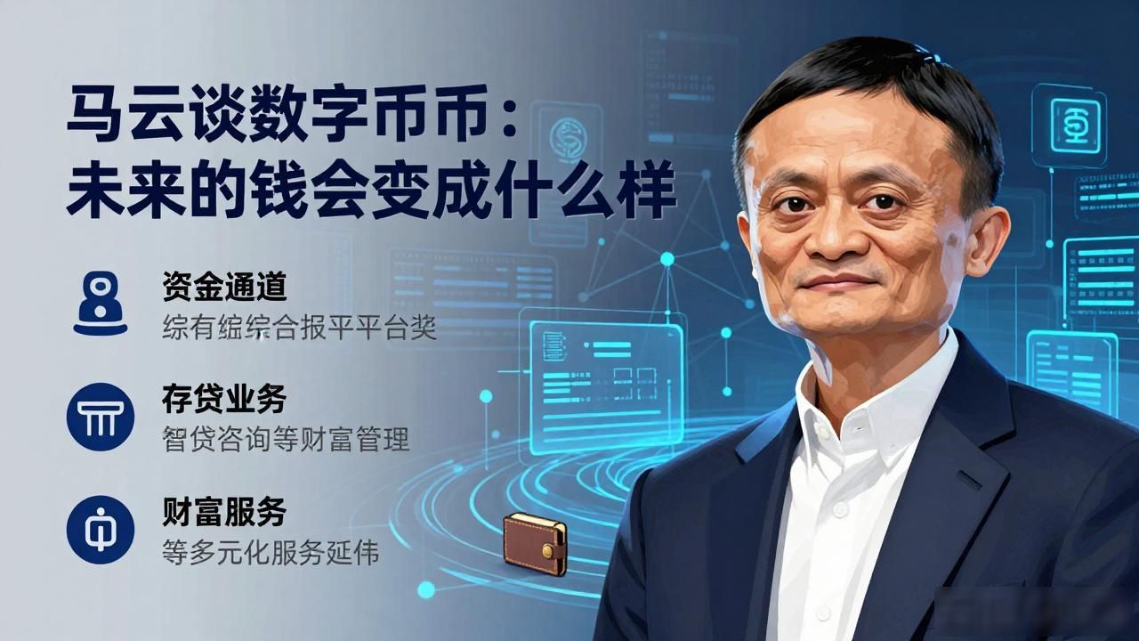 马云谈数字货币：未来的钱会变成什么样