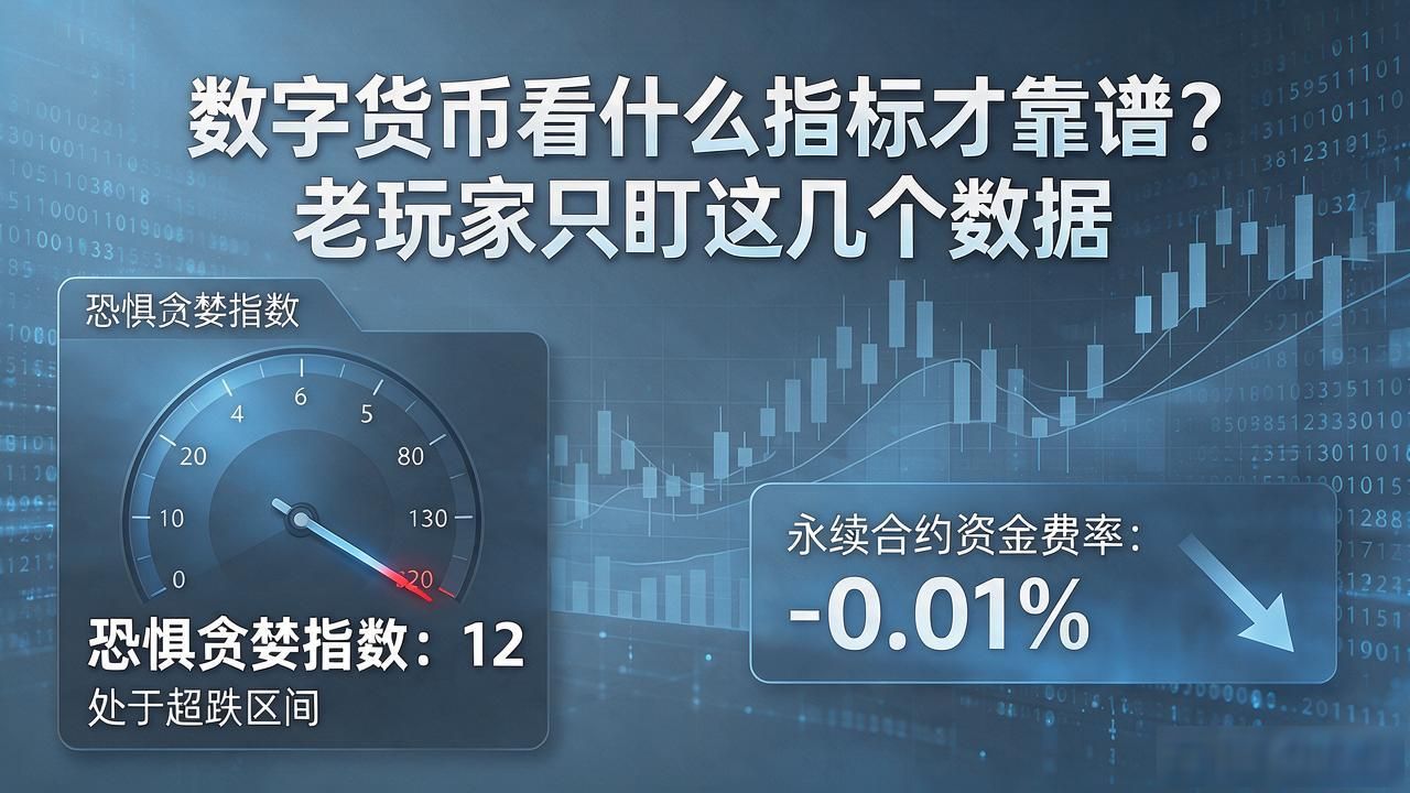 数字货币看什么指标才靠谱？老玩家只盯这几个数据