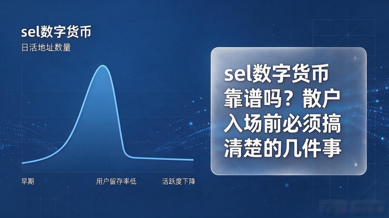 sel数字货币靠谱吗？散户入场前必须搞清楚的几件事