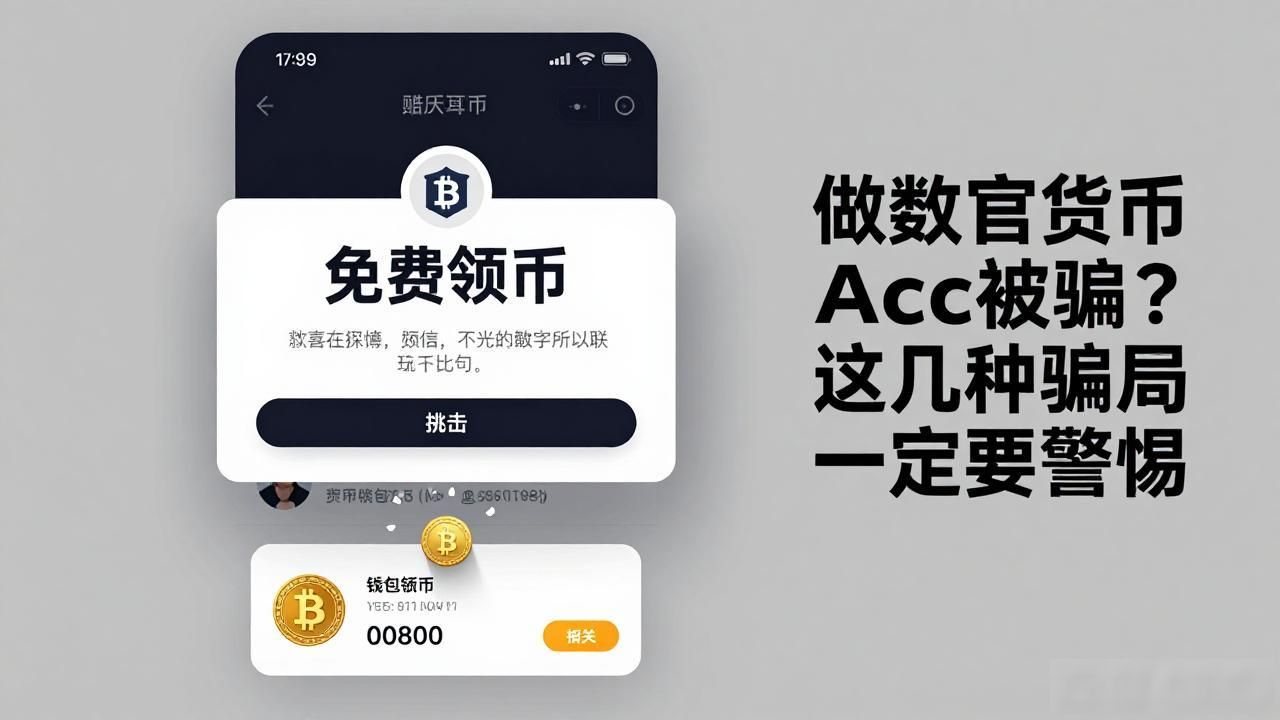 做数字货币acc被骗？这几种骗局一定要警惕