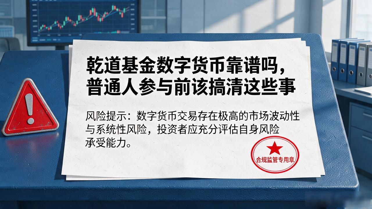 乾道基金数字货币靠谱吗，普通人参与前该搞清这些事