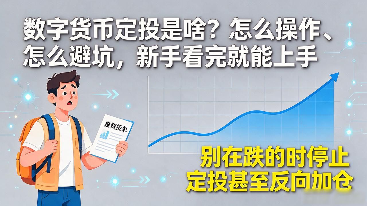 数字货币定投是啥？怎么操作、怎么避坑，新手看完就能上手