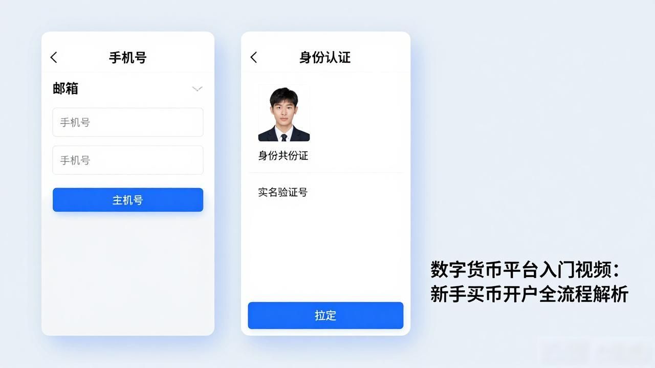 数字货币平台入门视频:新手买币开户全流程解析
