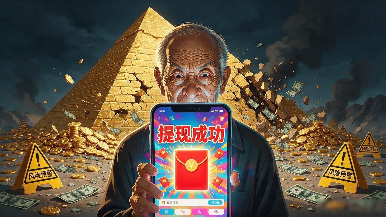 家里老人投了数字货币？先搞清这个金字塔骗局怎么运作再说