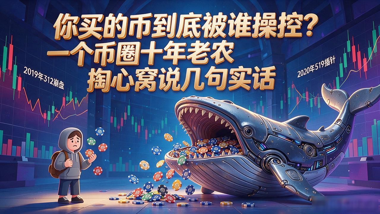 你买的币到底被谁操控？一个币圈十年老农掏心窝说几句实话