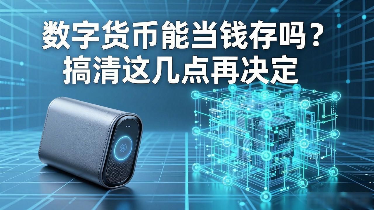 数字货币能当钱存吗？搞清这几点再决定