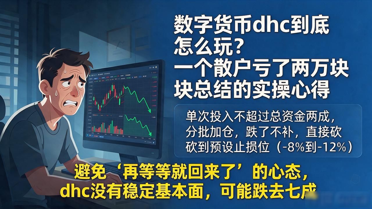 数字货币dhc到底怎么玩？一个散户亏了两万块总结的实操心得