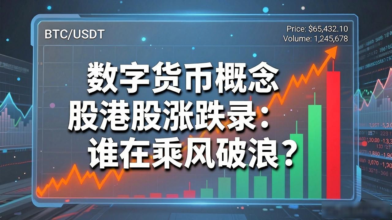 数字货币概念股港股涨跌录：谁在乘风破浪？