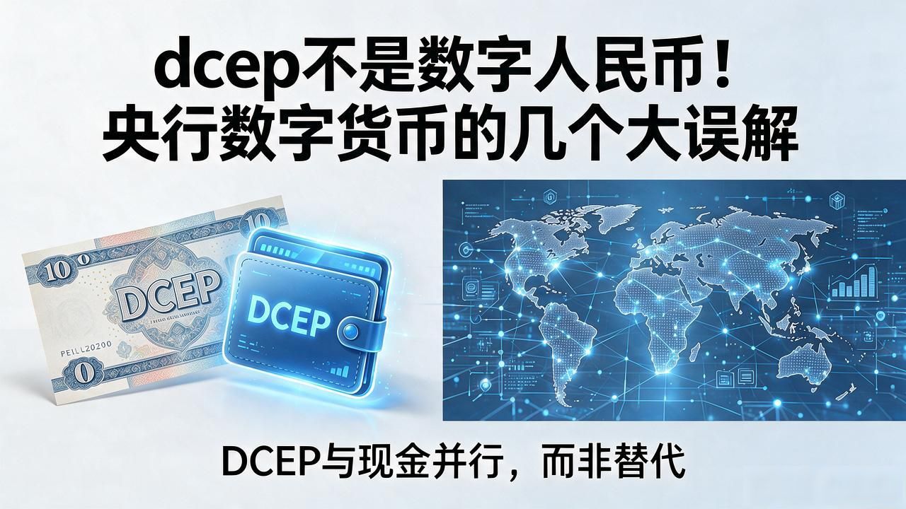 dcep不是数字人民币！央行数字货币的几个大误解