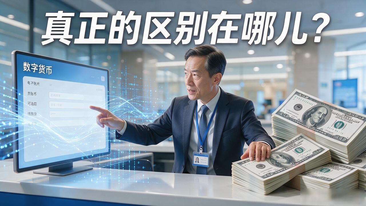 别人总问我数字货币算不算纸币,干了二十年银行柜台的我掰扯几句