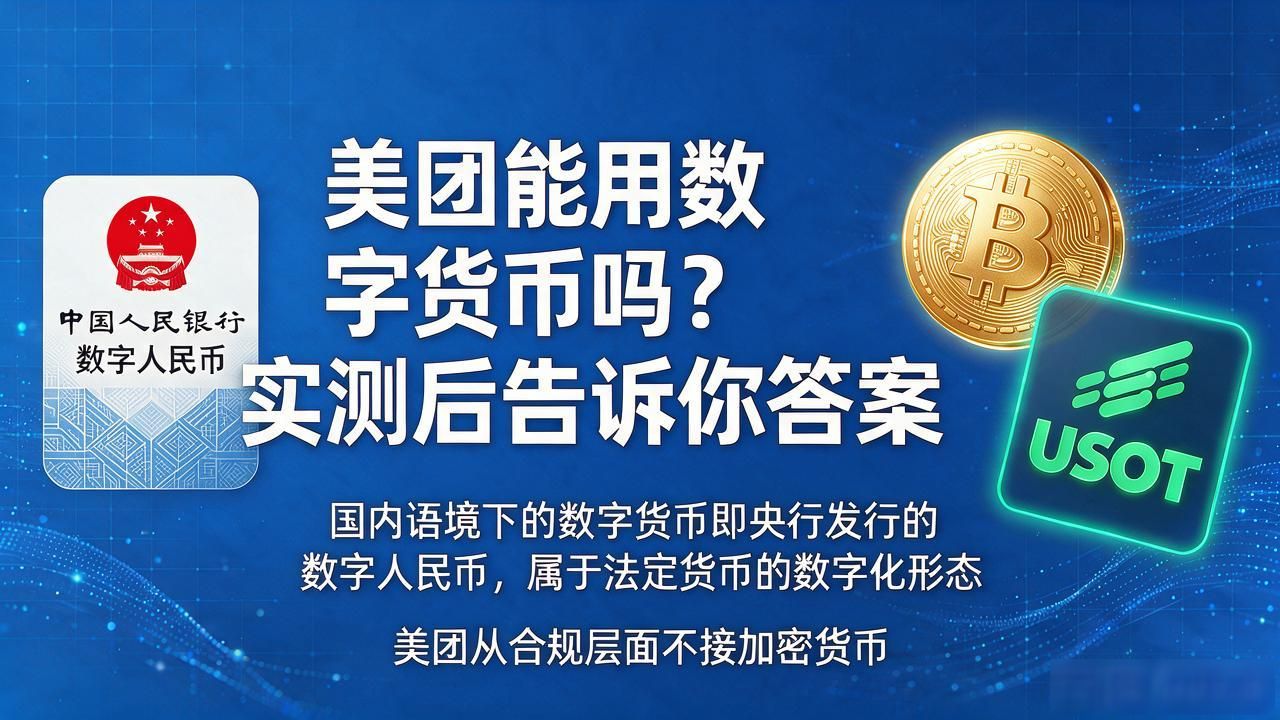 美团能用数字货币吗？实测后告诉你答案