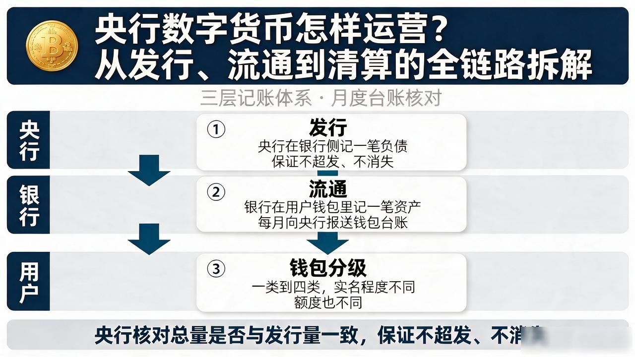 央行数字货币怎样运营？从发行、流通到清算的全链路拆解