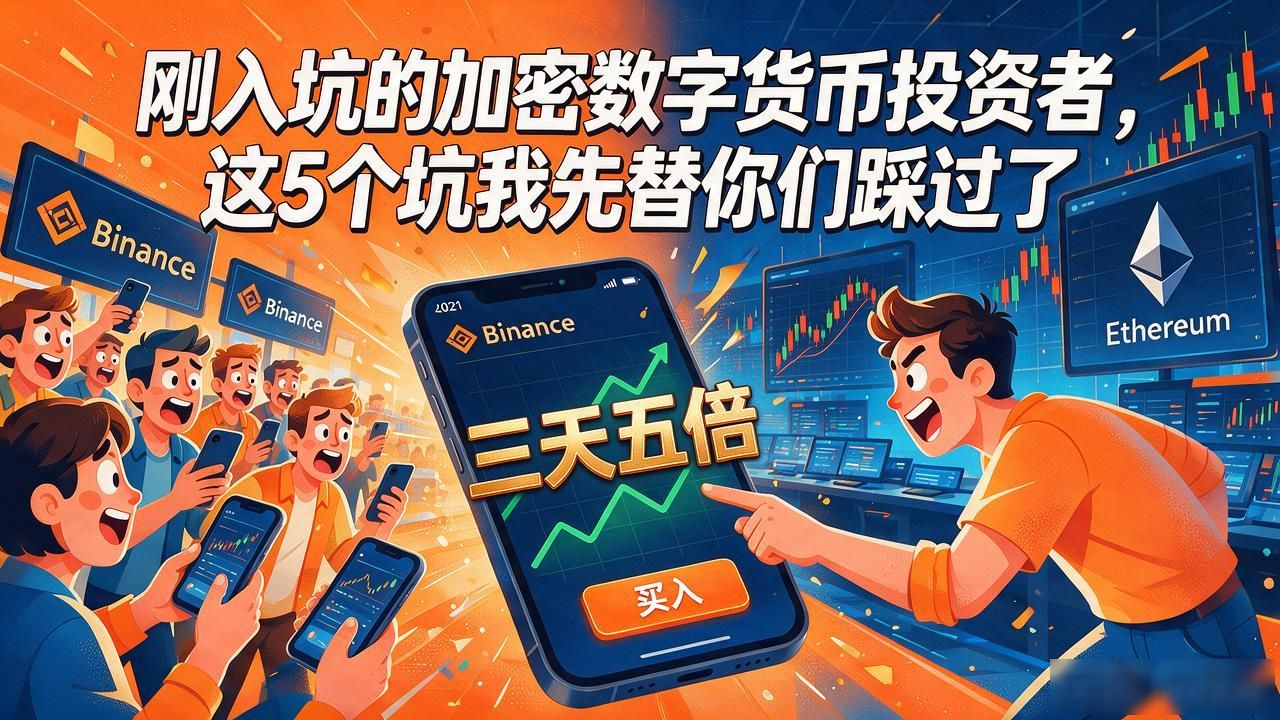 刚入坑的加密数字货币投资者，这5个坑我先替你们踩过了