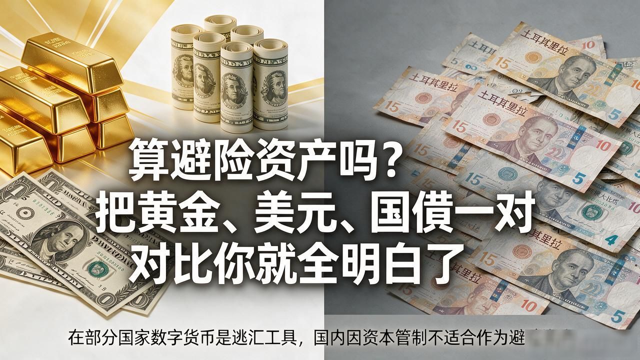 数字货币算避险资产吗？把黄金、美元、国债一对比你就全明白了