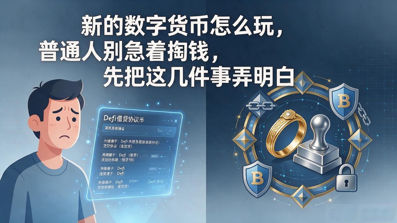 新的数字货币怎么玩，普通人别急着掏钱，先把这几件事弄明白