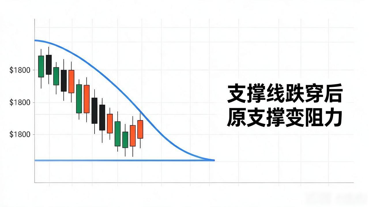 数字货币切线理论实操指南：三根切线定支撑阻力，买卖不再靠猜