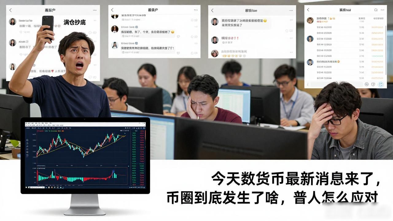 今天数字货币最新消息来了，币圈到底发生了啥，普通人怎么应对
