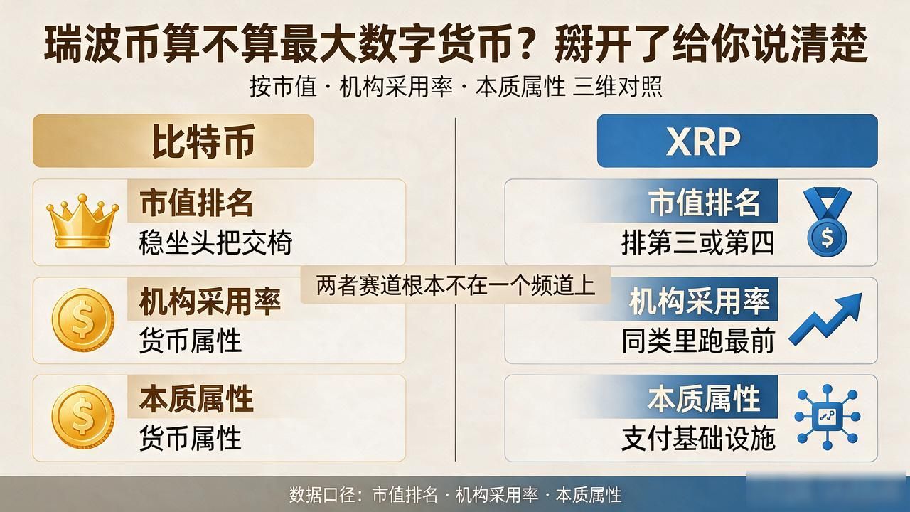 瑞波币算不算最大数字货币？掰开了给你说清楚
